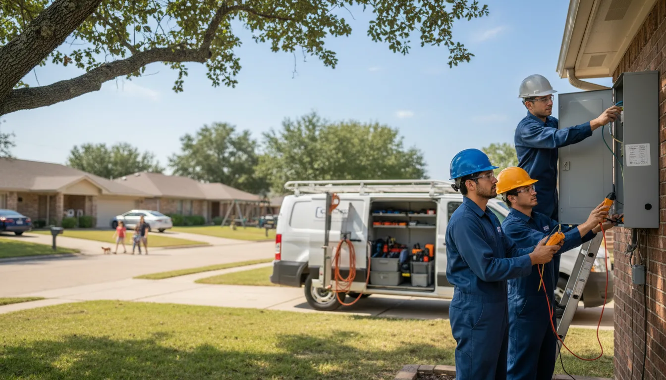 Certified electrician providing emergency electrical services in Caro, MI